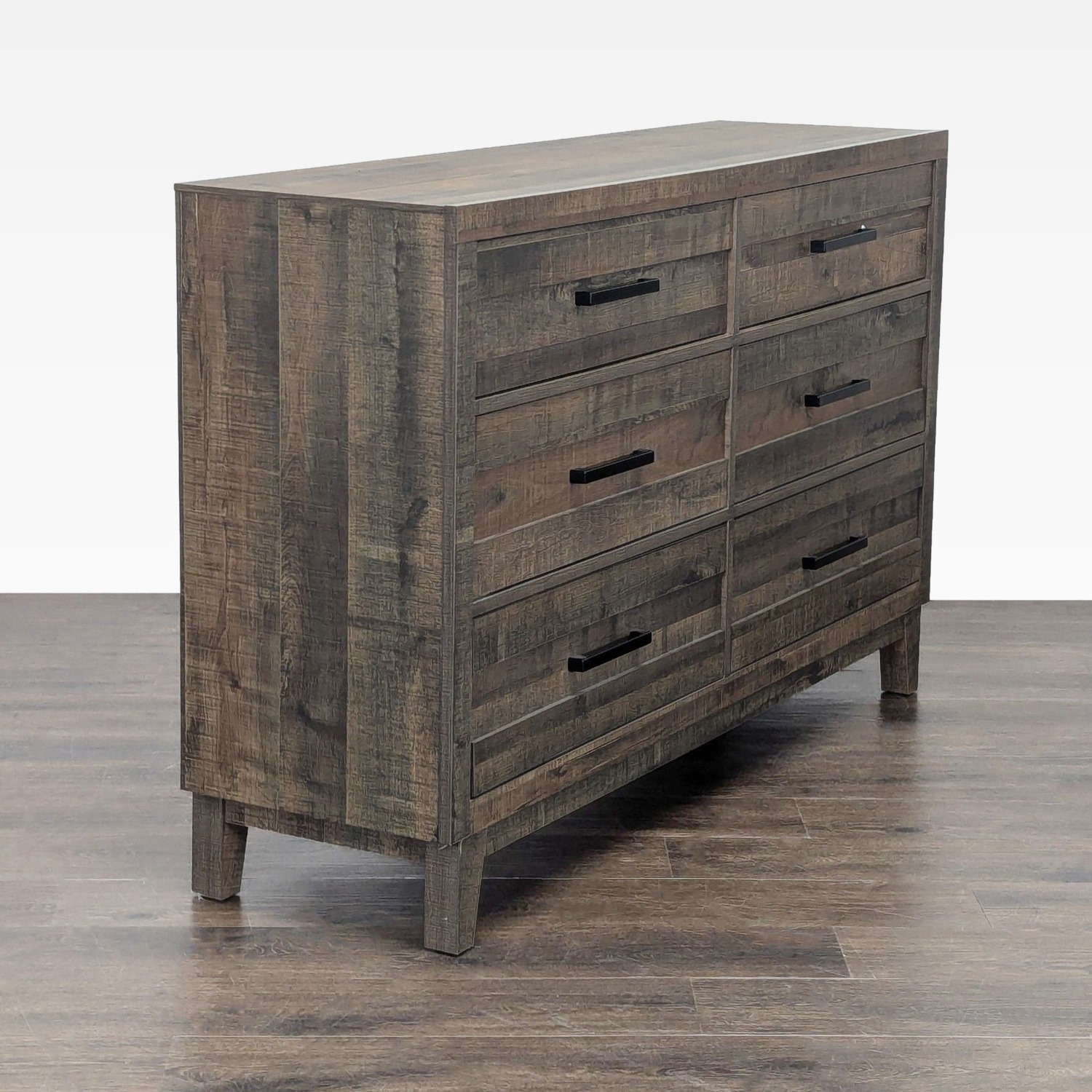 Crown Mark 6-Drawer Rustic Wood Dresser  - image-4