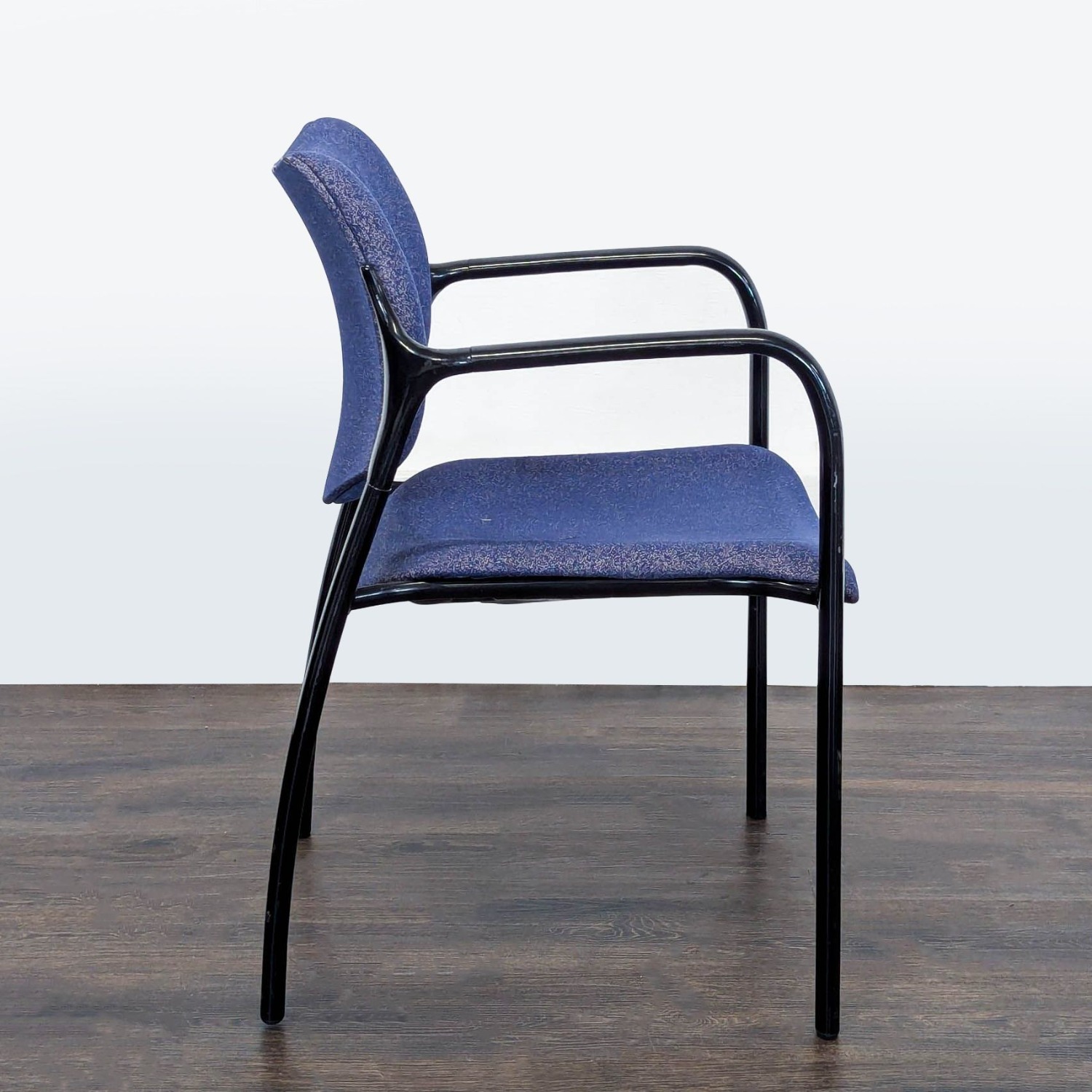 Herman Miller Aside Blue Fabric Guest Chair - image-5