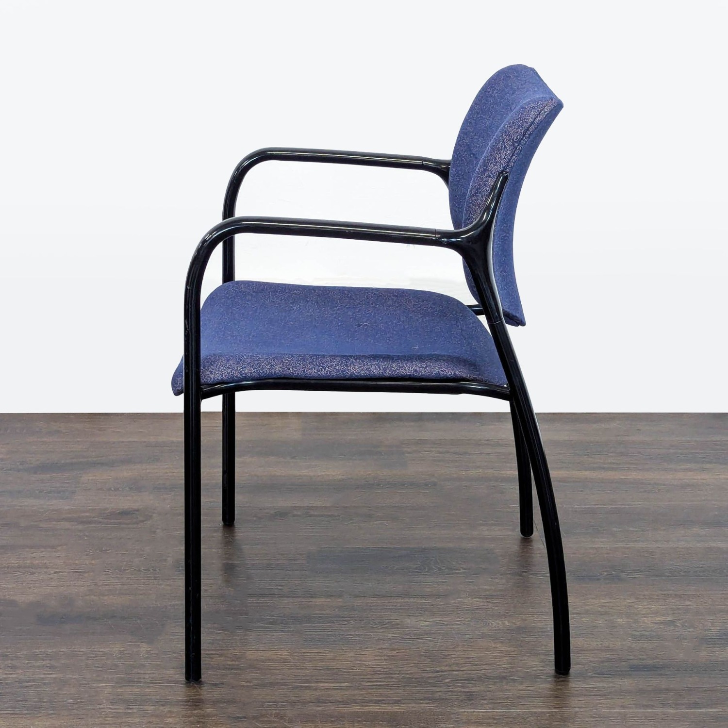 Herman Miller Aside Blue Fabric Guest Chair - image-3