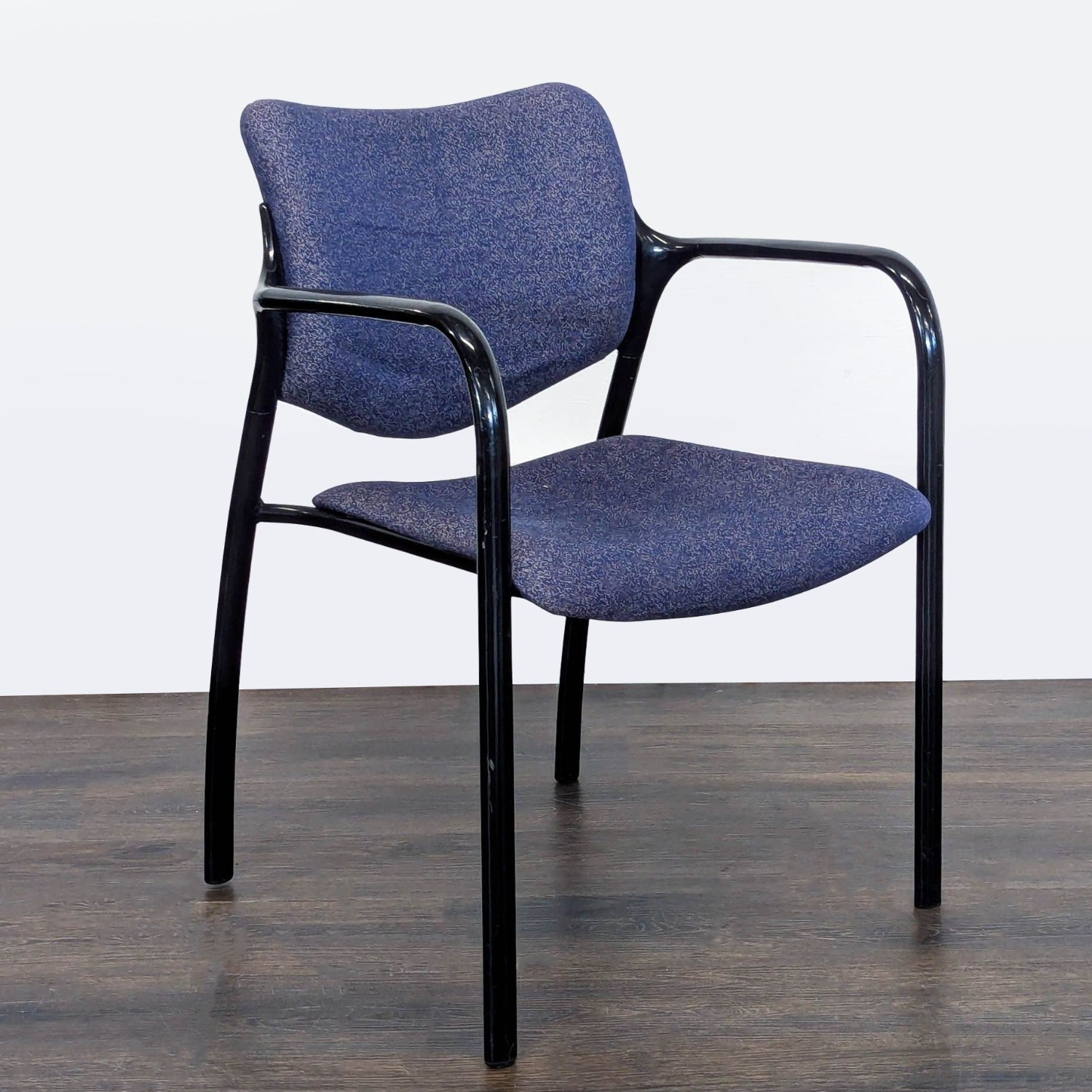 Herman Miller Aside Blue Fabric Guest Chair - image-6