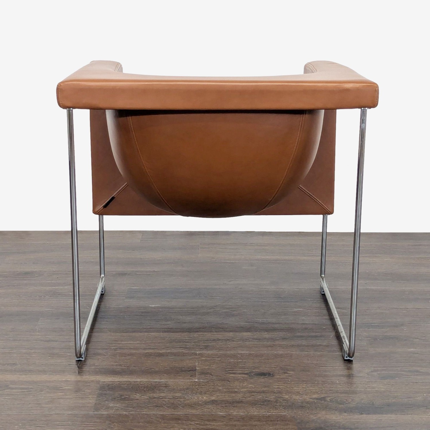 STUA Nube Modern Brown Leather Lounge Chair  - image-6