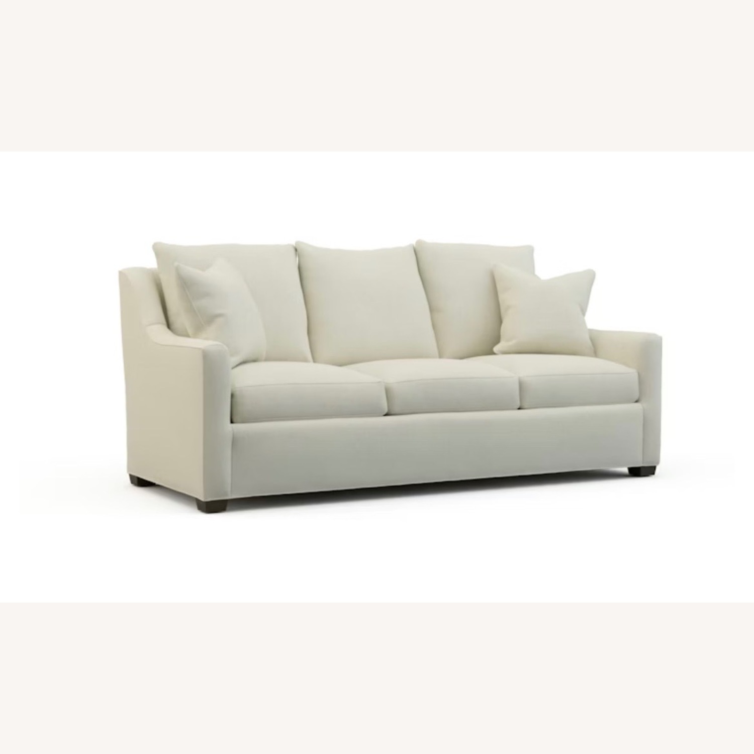 Sherrill Furniture White Fabric 3+ Seater Sofa - image-1