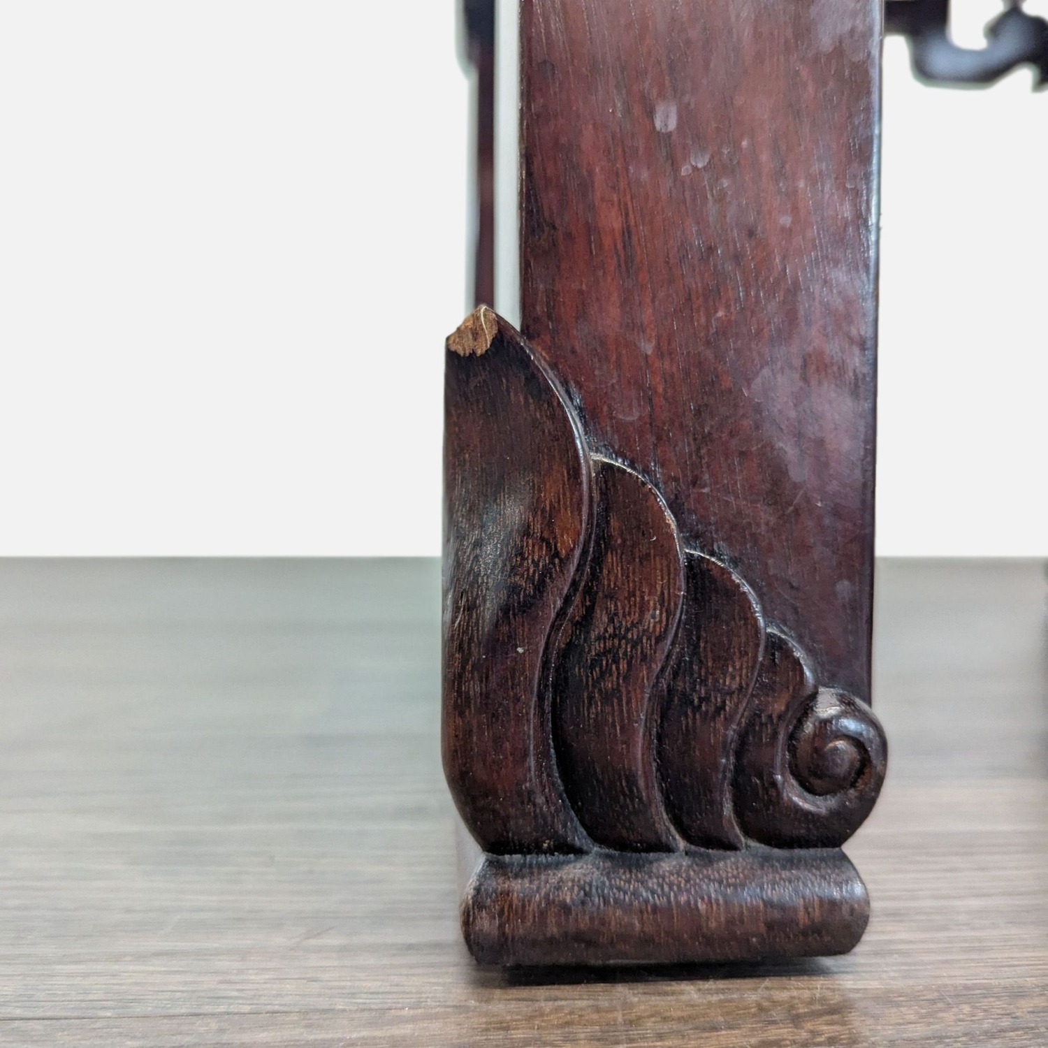 Chinese Carved Side Table - image-3