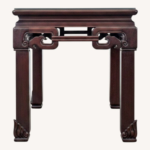 Used Chinese Carved Side Table for sale on AptDeco