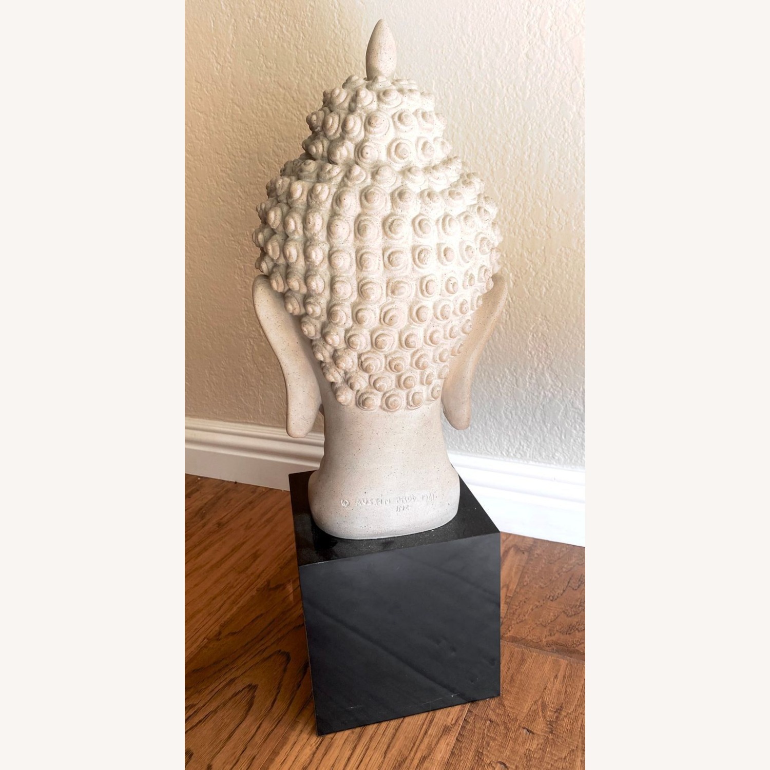 Vintage Austin Productions Buddha Head Sculpture - image-3