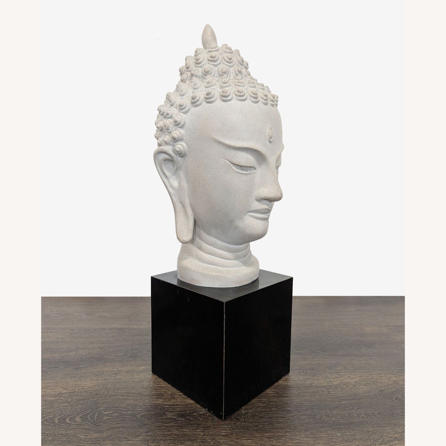 Vintage Austin Productions Buddha Head Sculpture - image-10