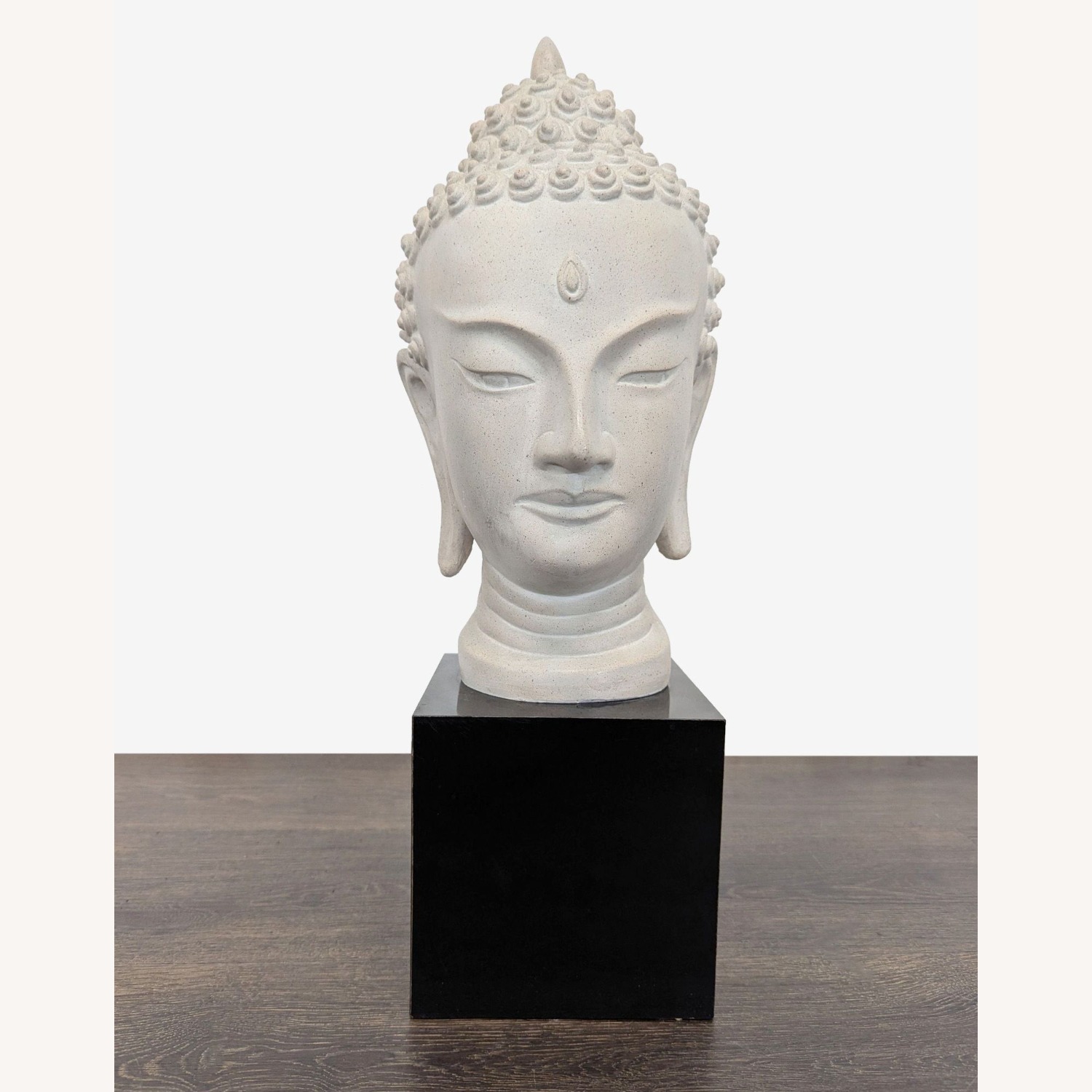 Vintage Austin Productions Buddha Head Sculpture - image-11