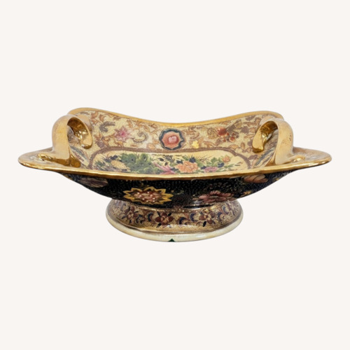 Used Vintage Japanese Royal Satsuma Footed Dish	 for sale on AptDeco