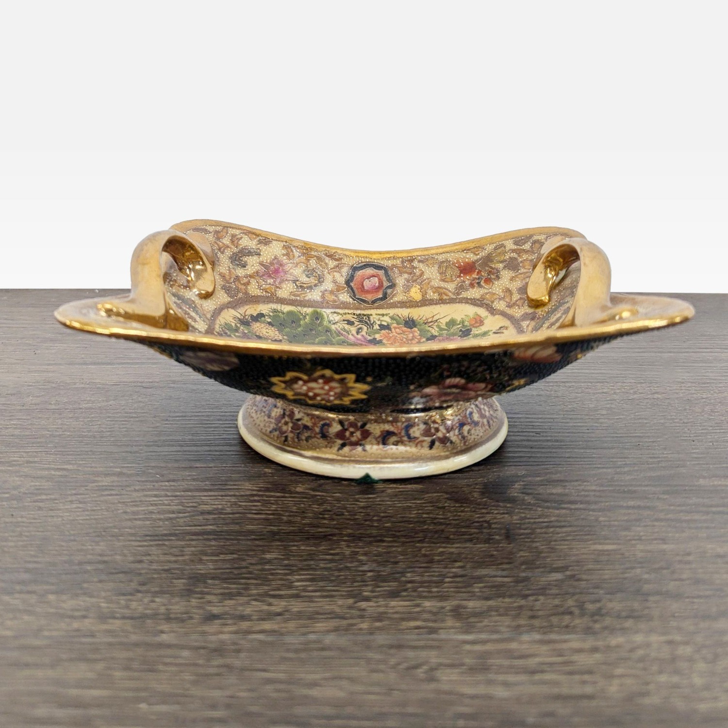 Vintage Japanese Royal Satsuma Footed Dish	 - image-7