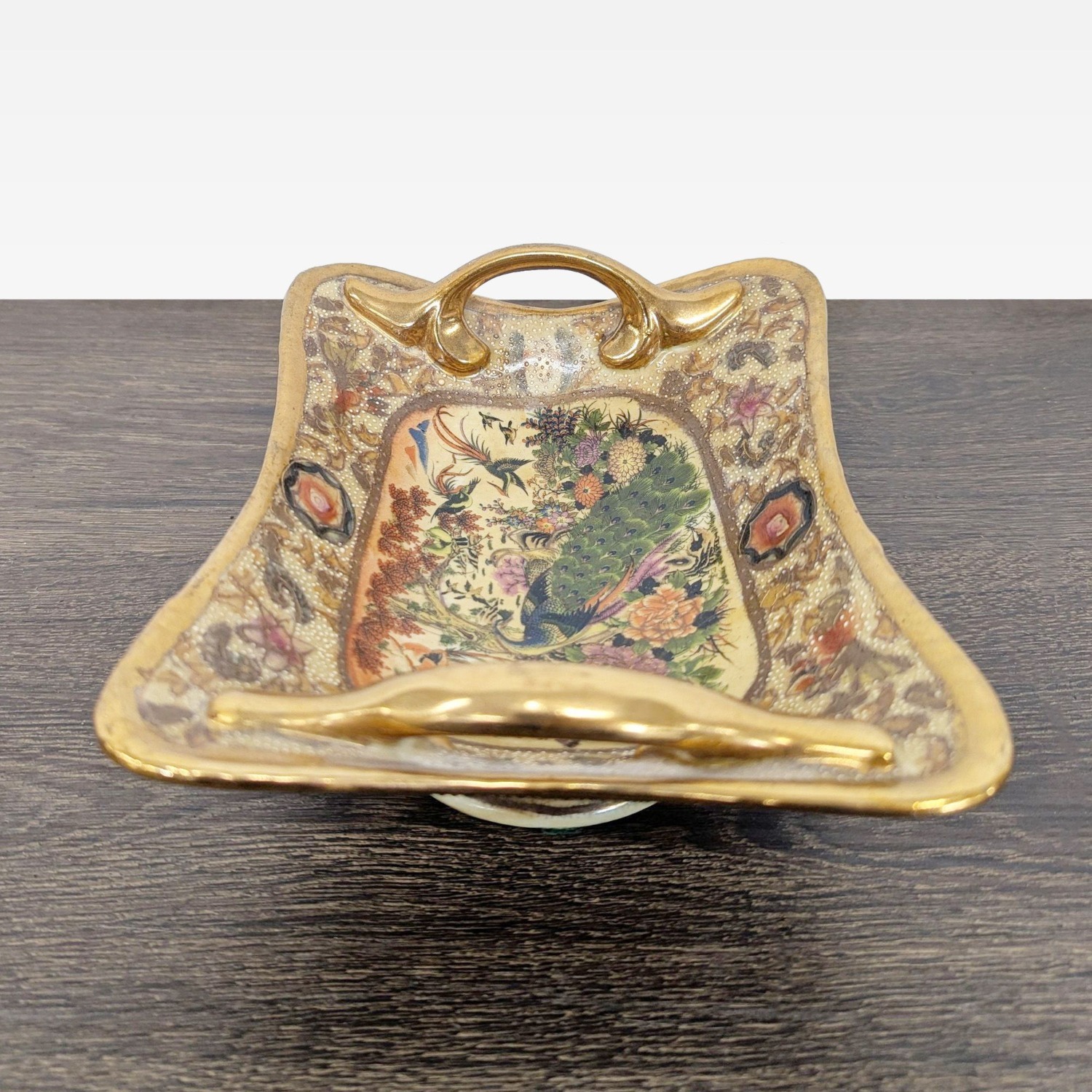 Vintage Japanese Royal Satsuma Footed Dish	 - image-5