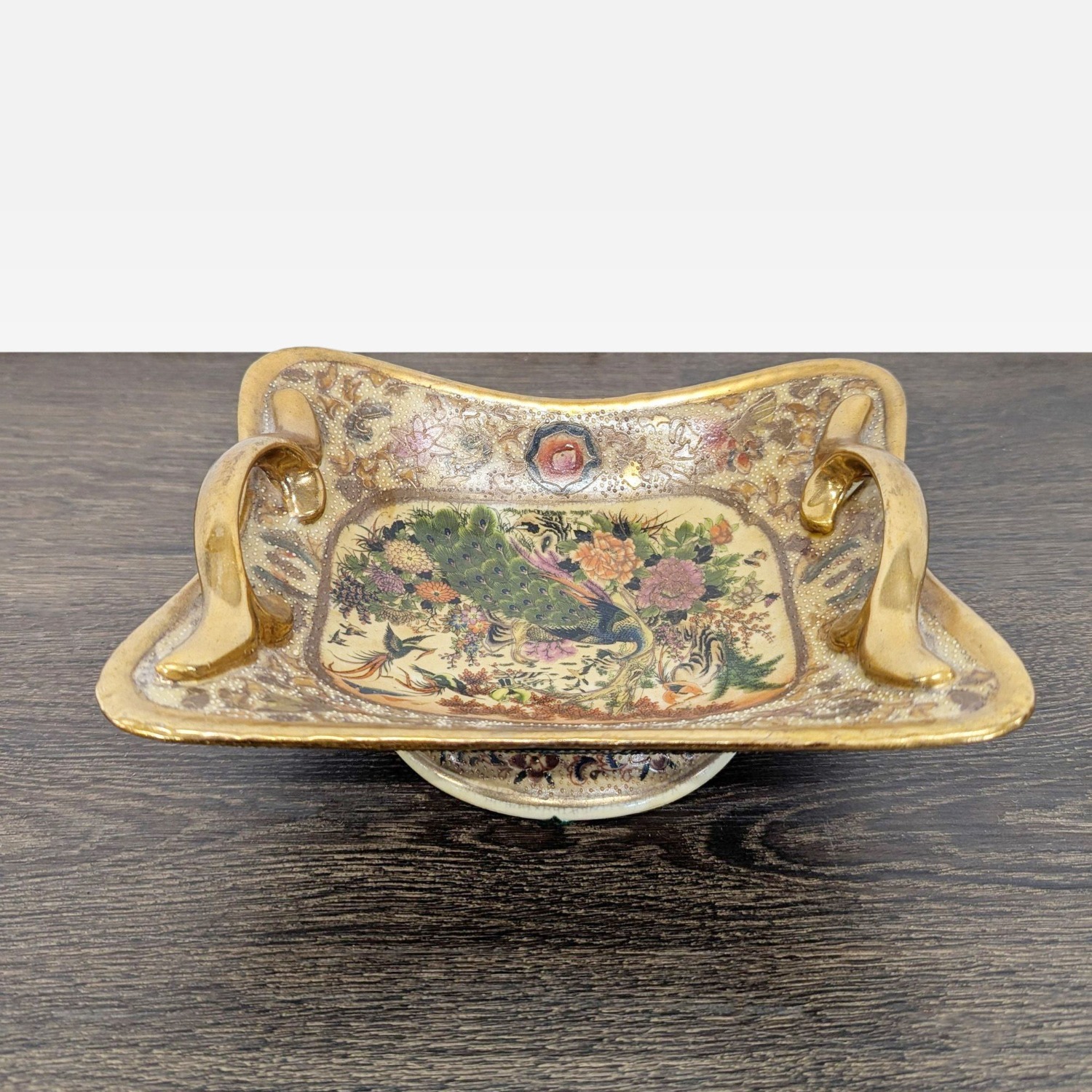 Vintage Japanese Royal Satsuma Footed Dish	 - image-6