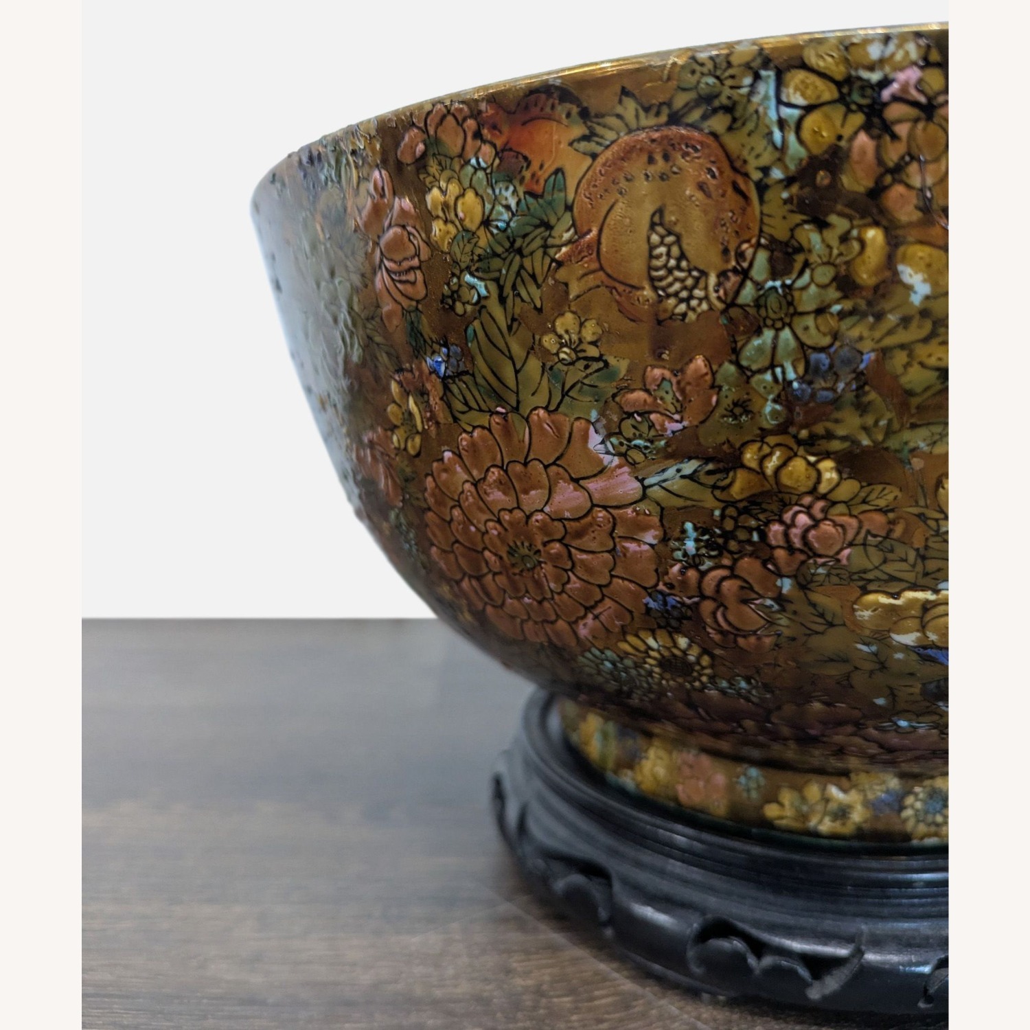 Vintage Satsuma "Thousand Flowers" Bowl	 - image-6