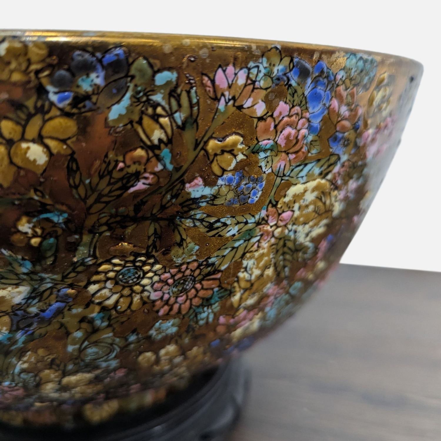 Vintage Satsuma "Thousand Flowers" Bowl	 - image-5