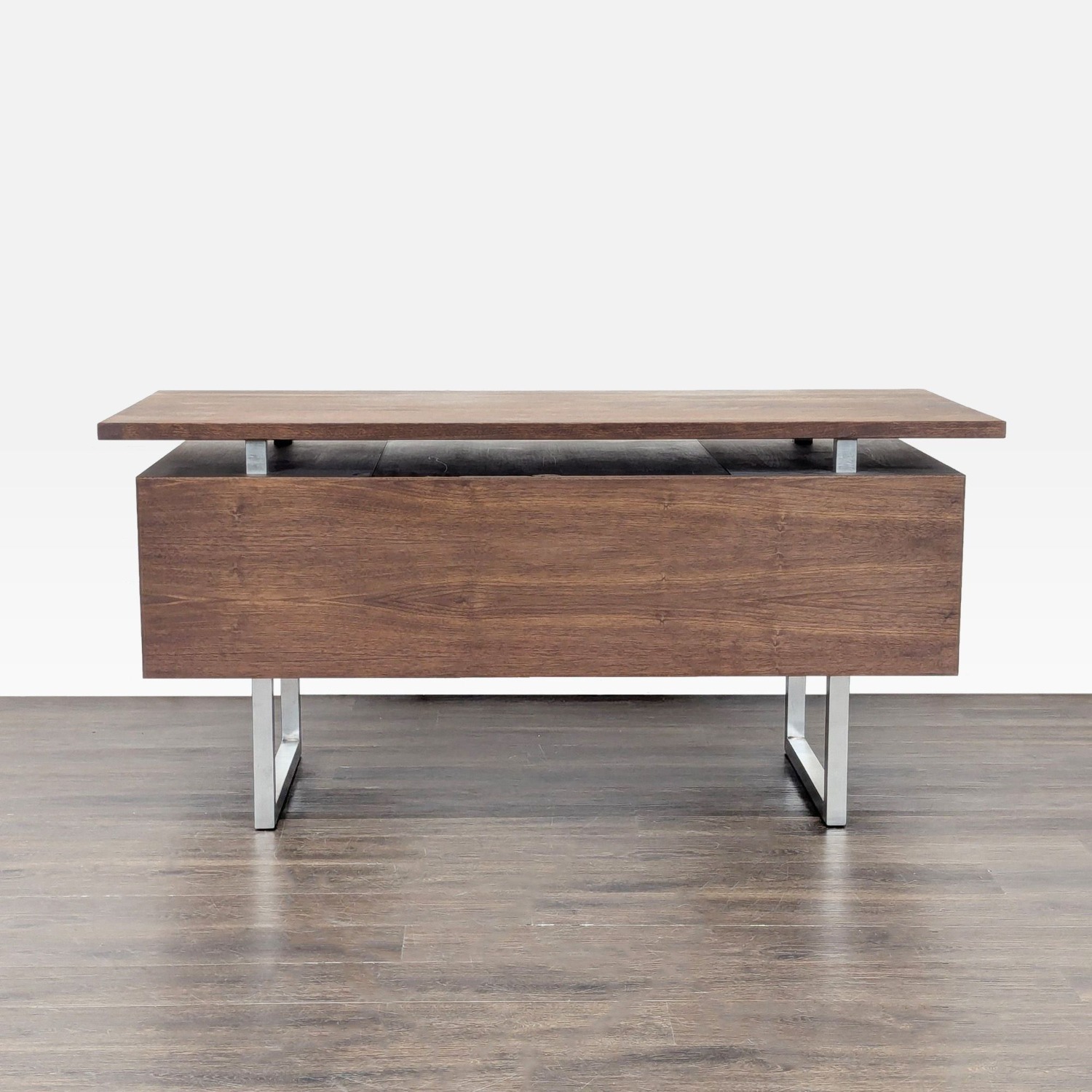 Crate & Barrel Clybourn Modern Executive Desk - image-9