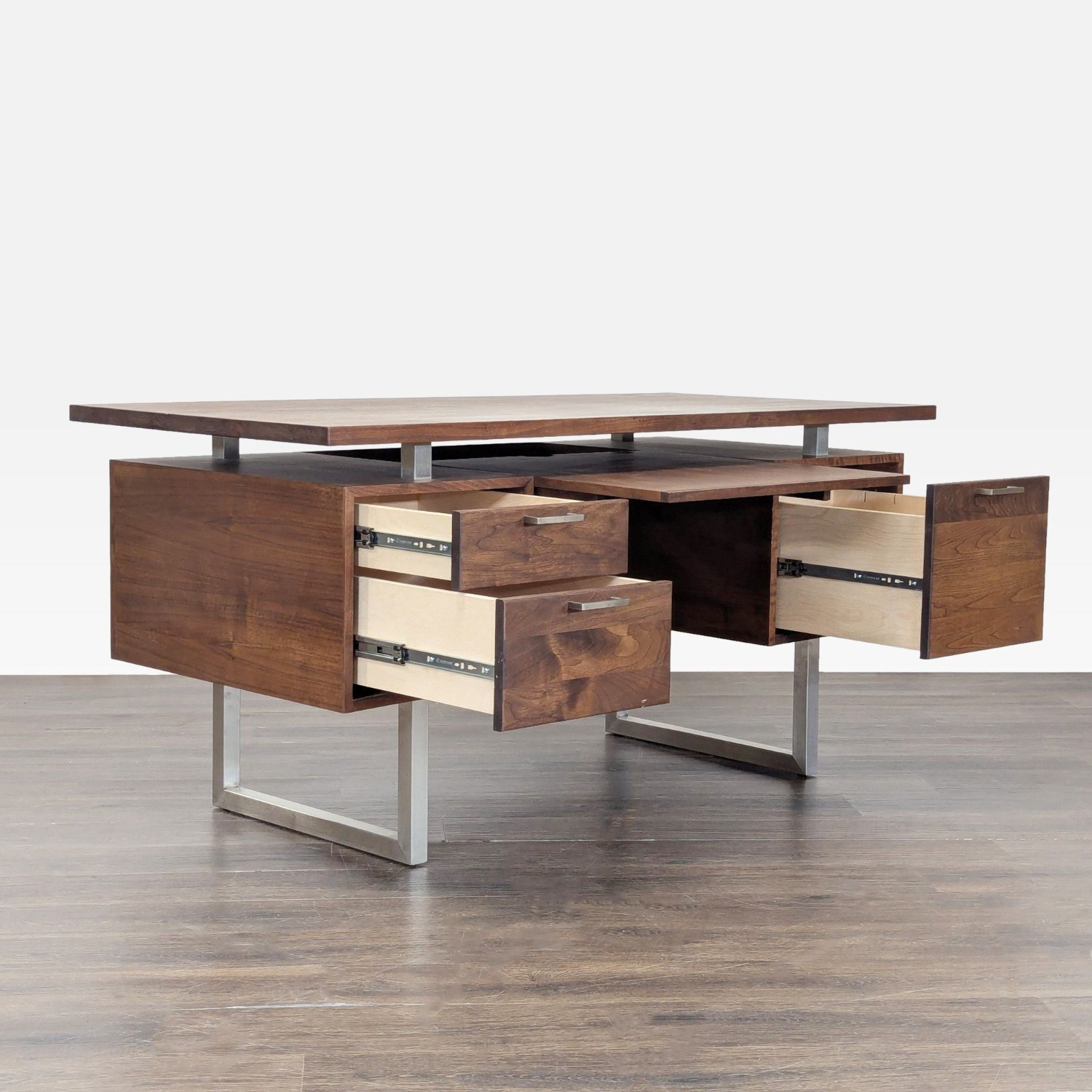 Crate & Barrel Clybourn Modern Executive Desk - image-7