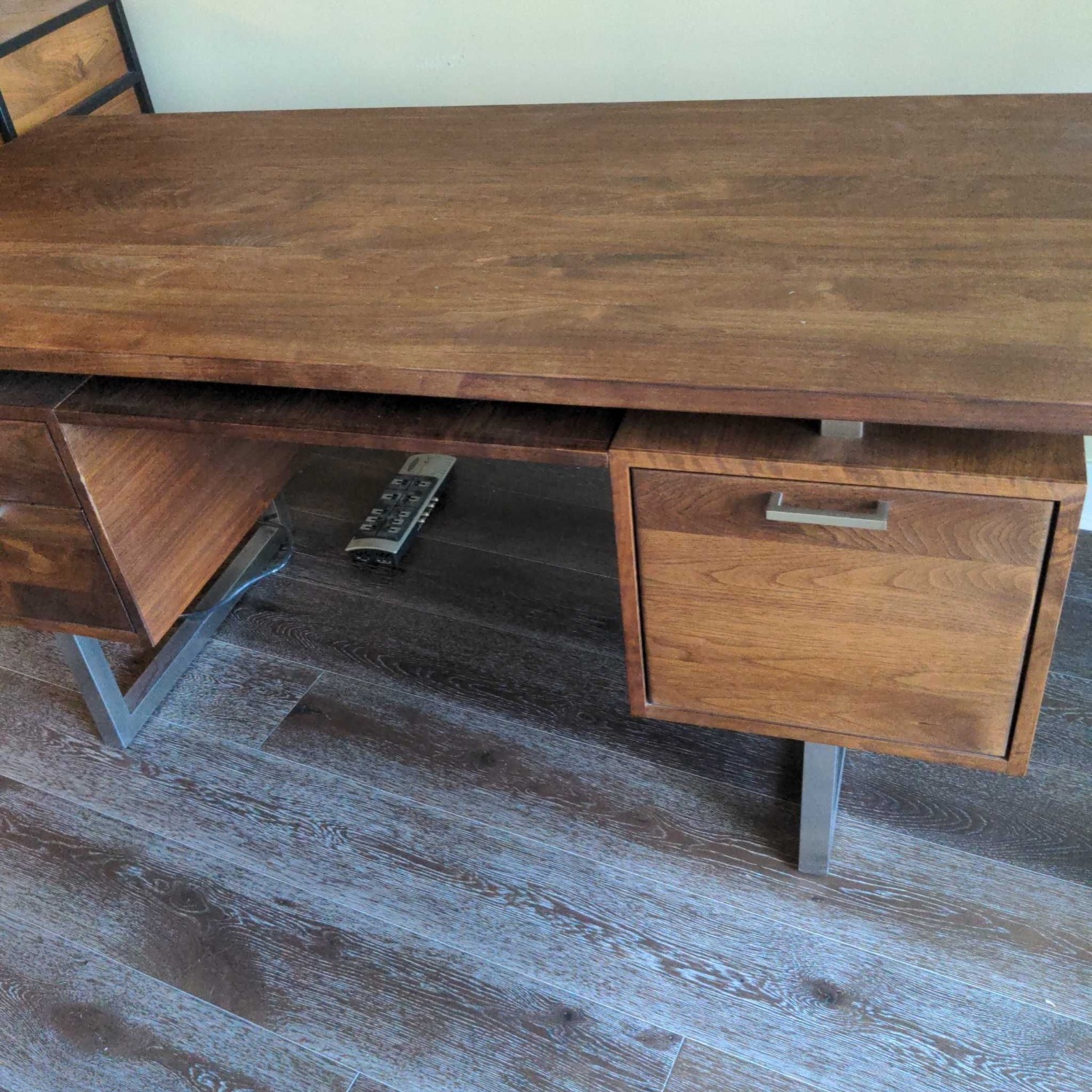 Crate & Barrel Clybourn Modern Executive Desk - image-4