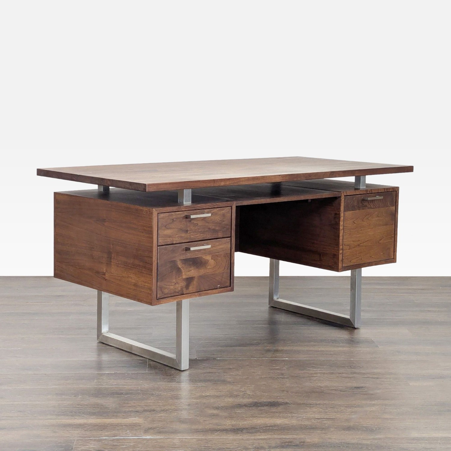 Crate & Barrel Clybourn Modern Executive Desk - image-11