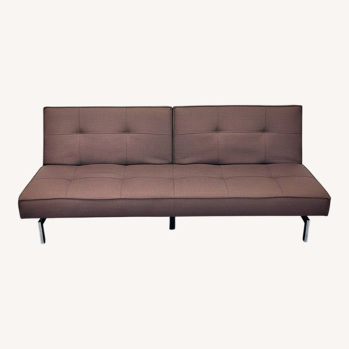 Used Innovation Splitback Modern Brown Sofa Bed for sale on AptDeco