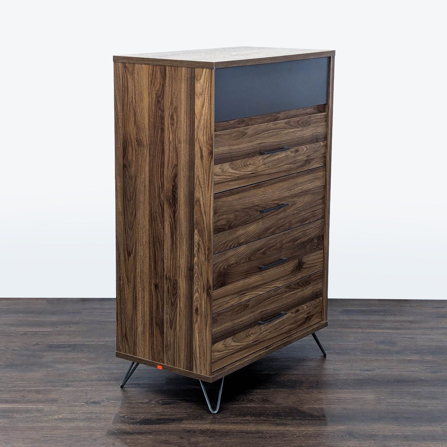 South Shore Olvyn Modern 5-Drawer Walnut Dresser - image-9