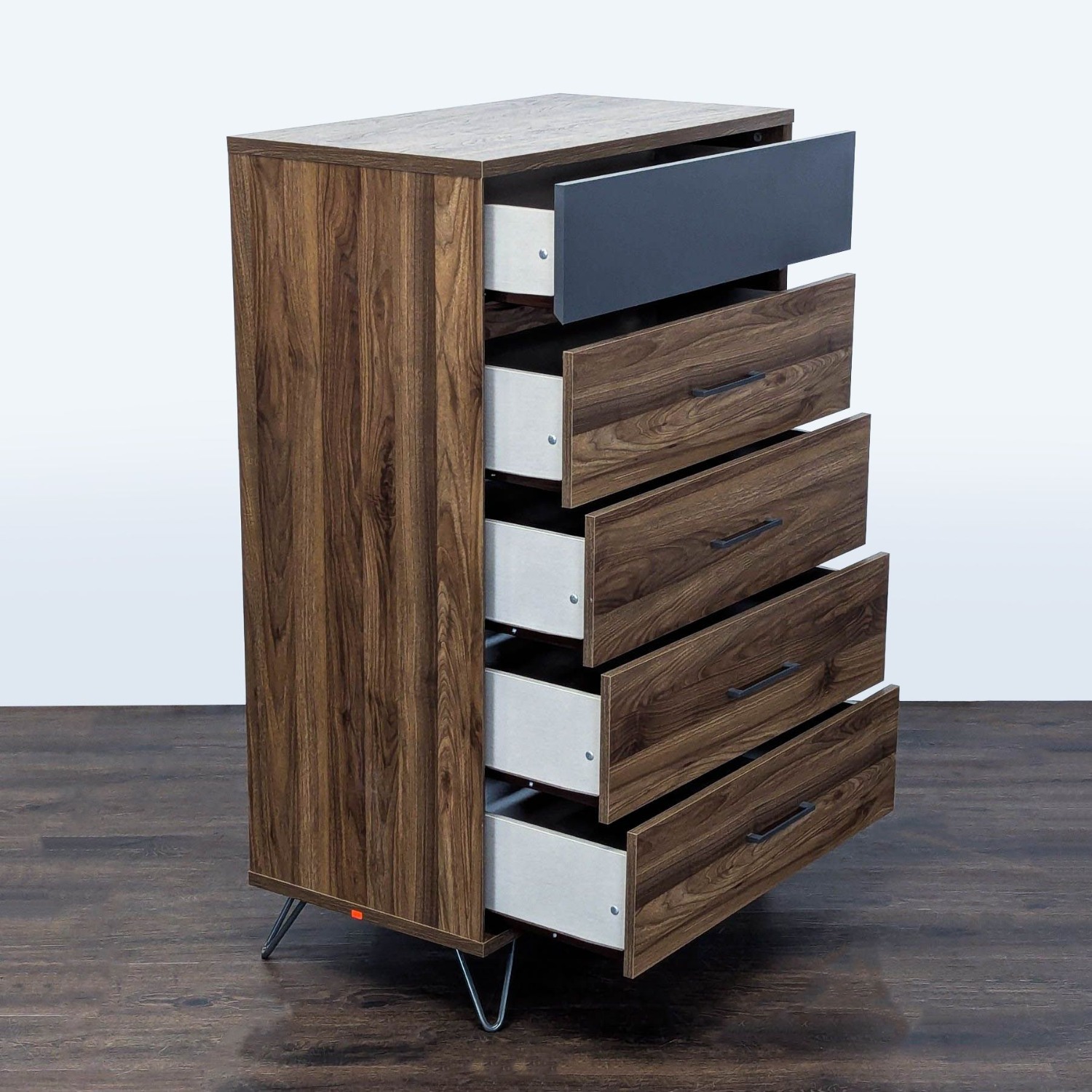 South Shore Olvyn Modern 5-Drawer Walnut Dresser - image-10