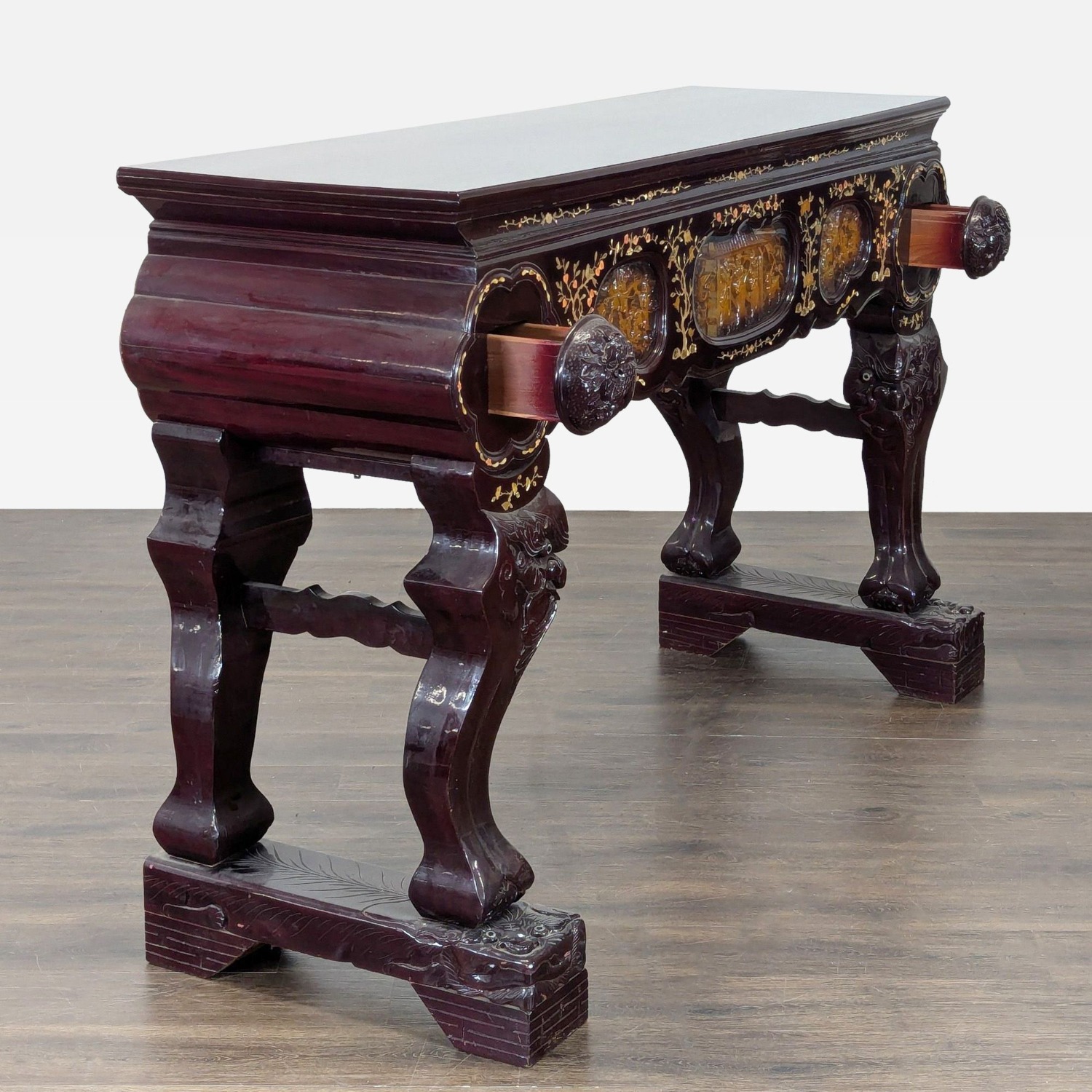 Vintage Chinese Ancestral Alter Table	 - image-11