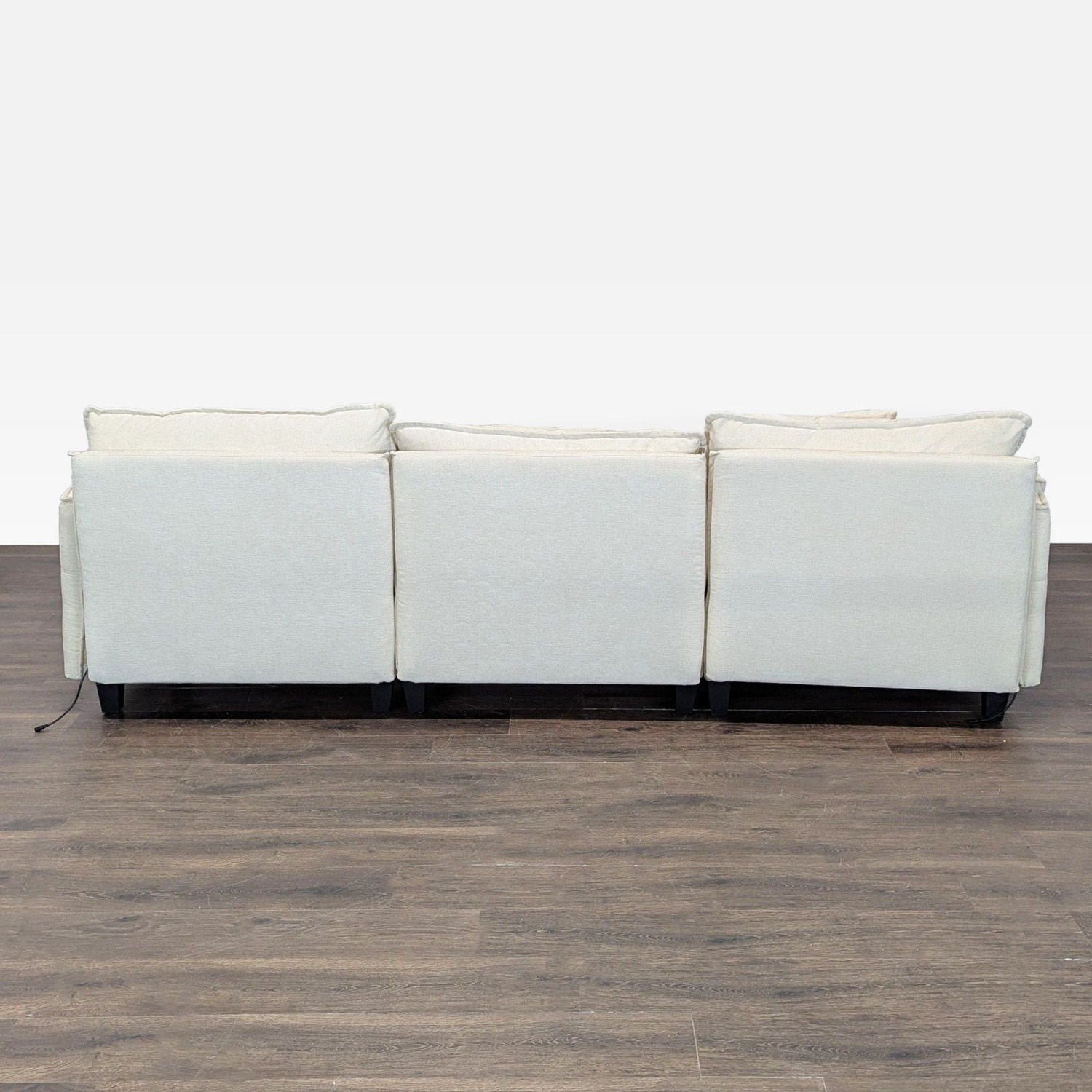 Modern Beige 3-Seat Sectional Sofa with Chaise  - image-5