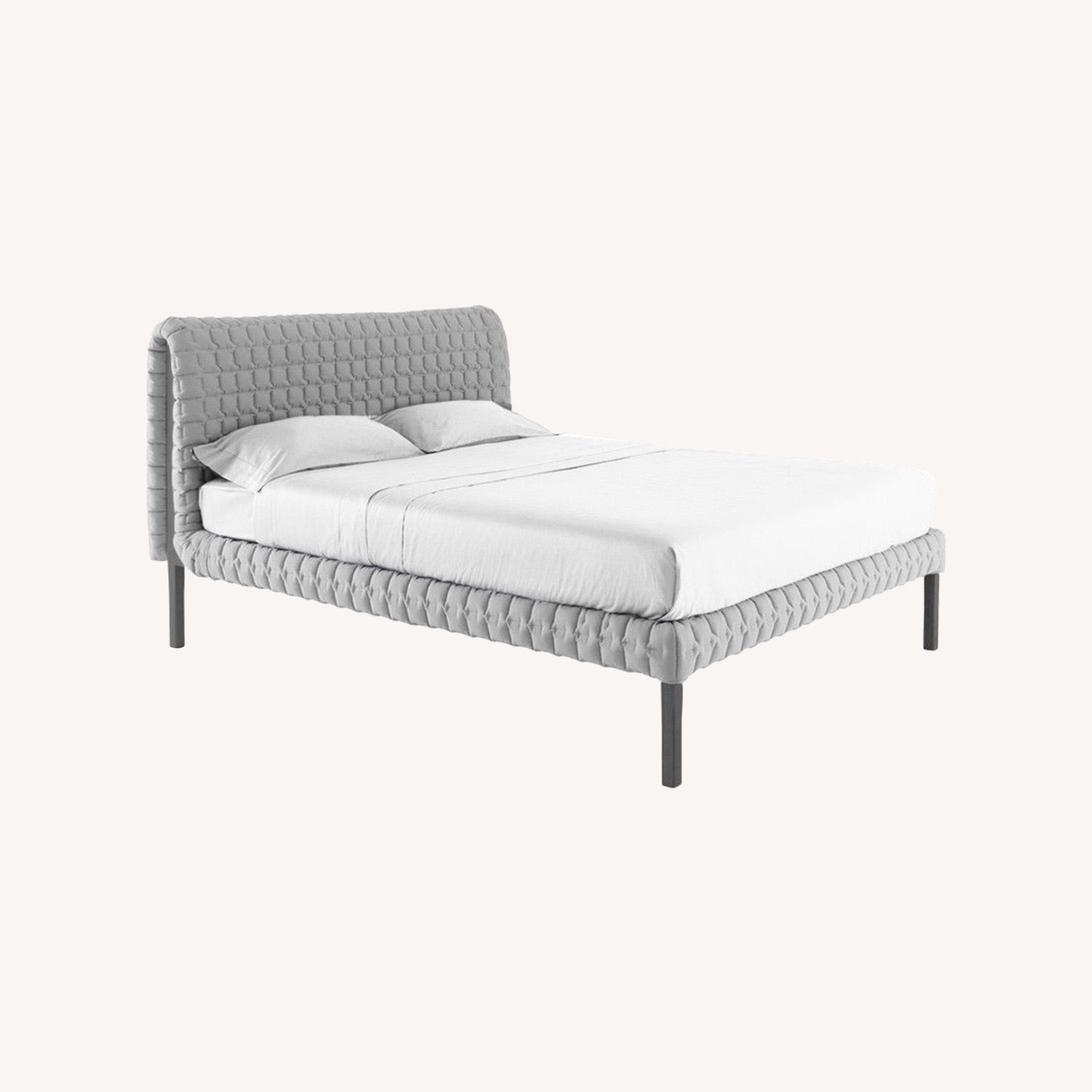 Ligne Roset Ruche High Headboard Fabric Bed - image-5