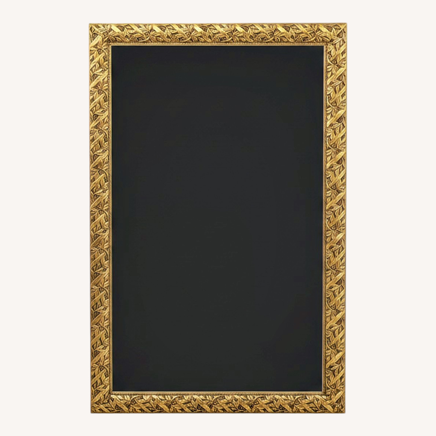 Carved Leaves and Berries Wood Mirror	 - image-7