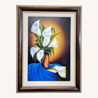 Noel Suarez Framed ‚Callas I‚ Still Life Print Wall Art