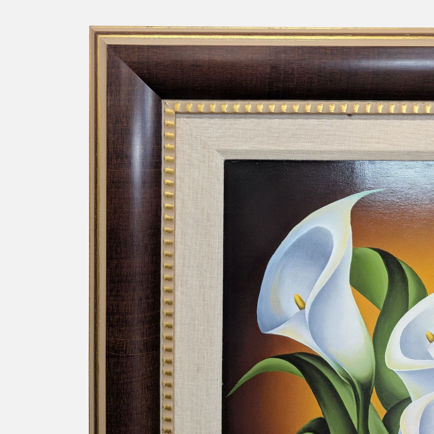 Noel Suarez Framed ‚Callas I‚ Still Life Print Wall Art - image-3