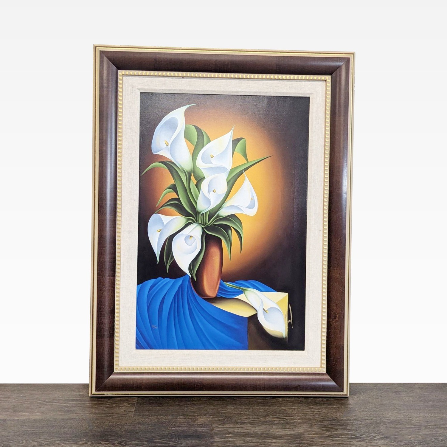 Noel Suarez Framed ‚Callas I‚ Still Life Print Wall Art - image-5