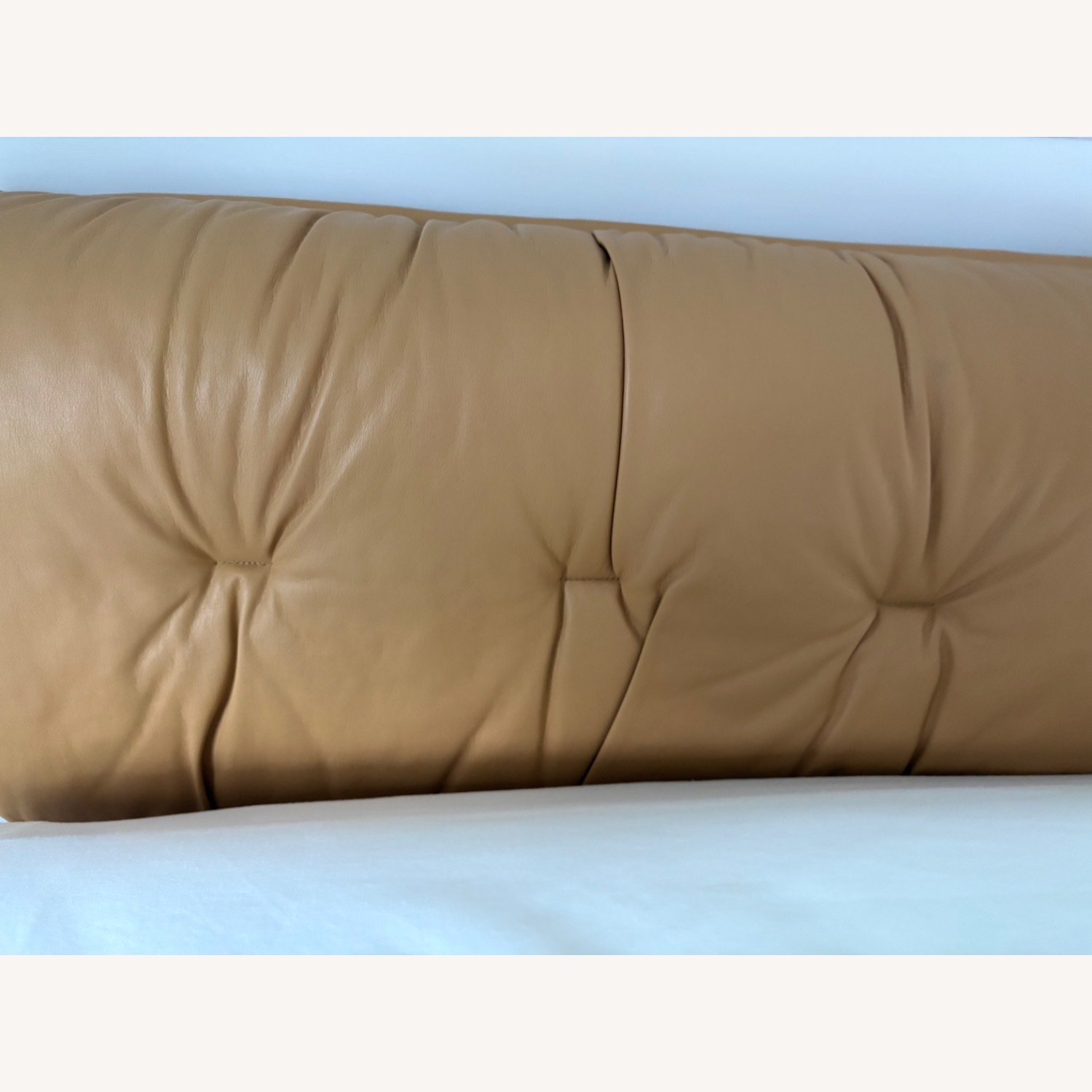 Duxiana Natural Leather Queen Bed Frame Only - image-4