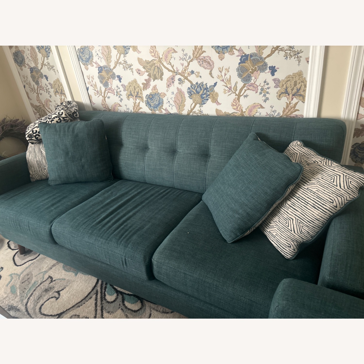 Bob's Discount Furniture Green Sofa - image-7