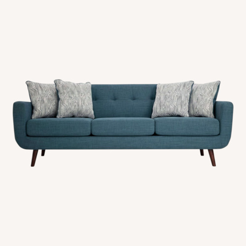 Used Bob's Discount Furniture Green Sofa for sale on AptDeco