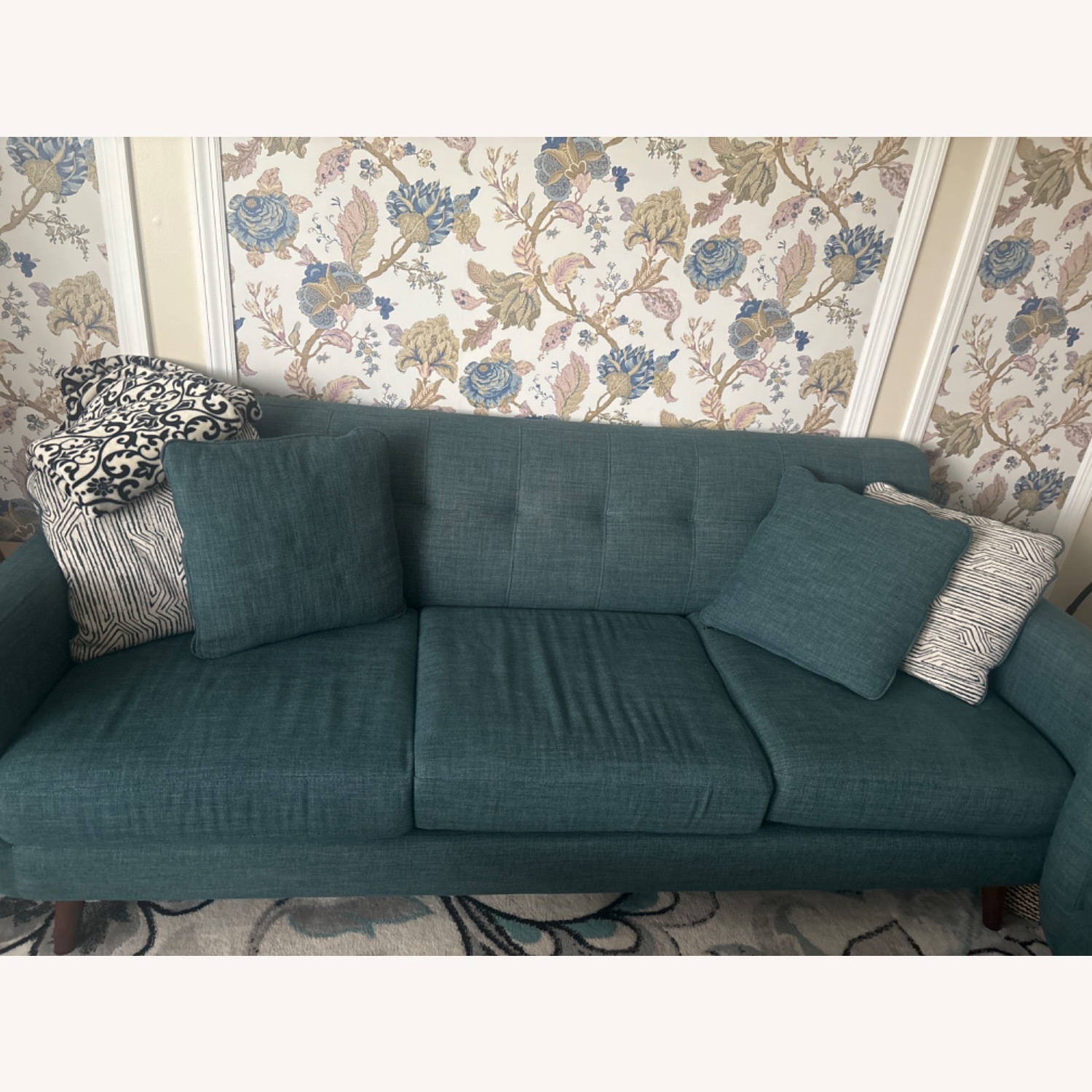 Bob's Discount Furniture Green Sofa - image-2