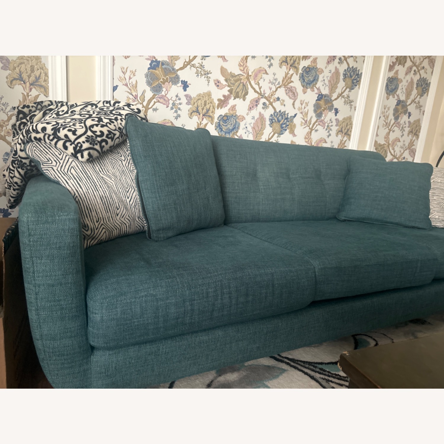 Bob's Discount Furniture Green Sofa - image-4
