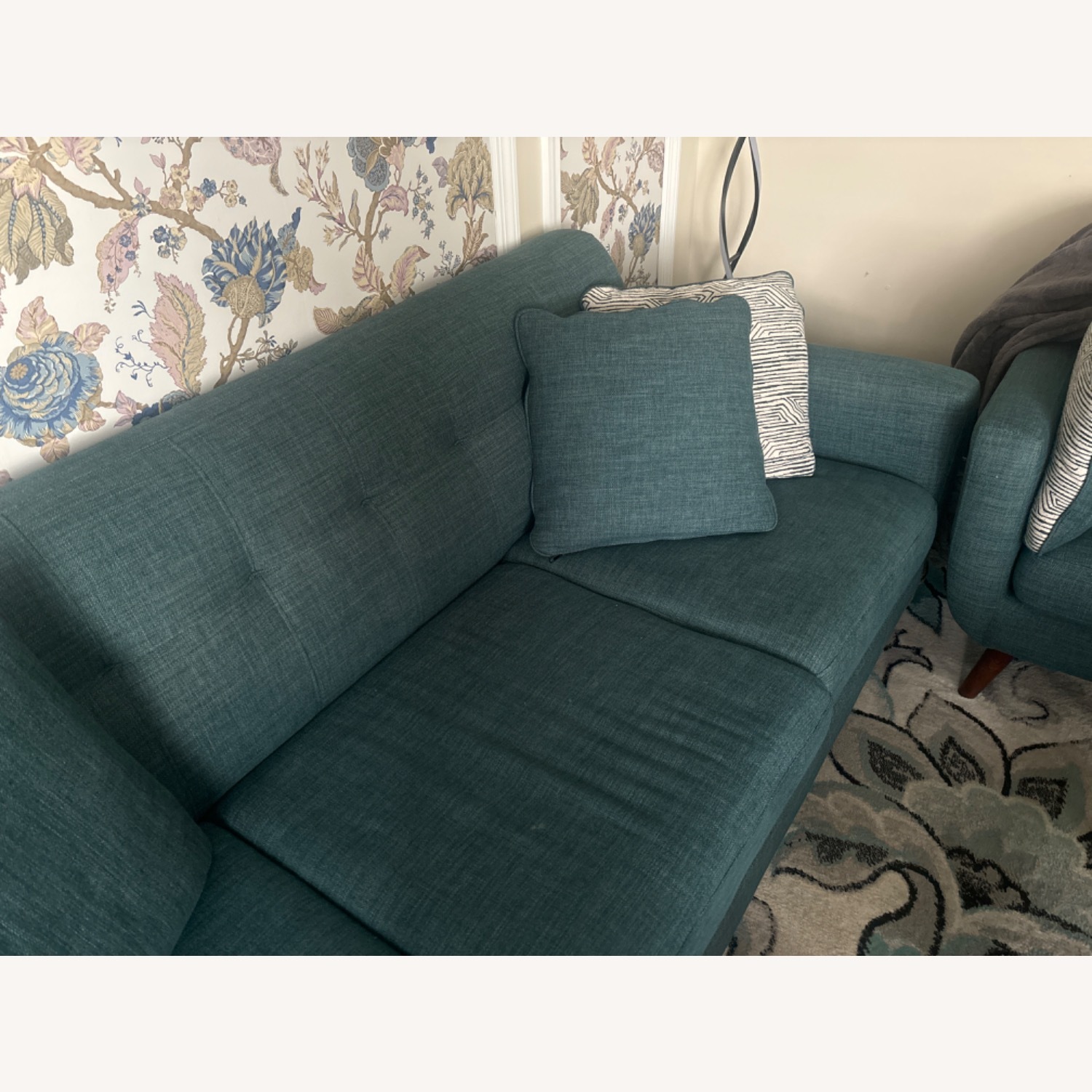 Bob's Discount Furniture Green Sofa - image-6