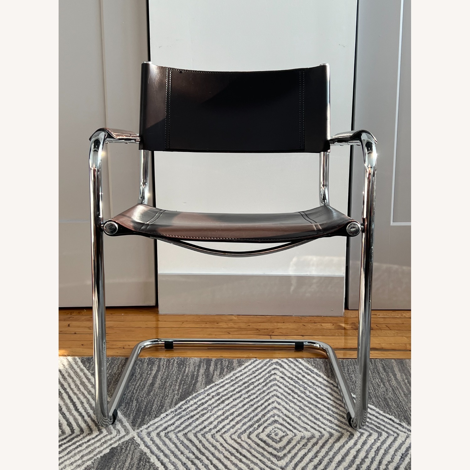 S34 Mart Stam Cantilever Chairs Dark Brown (2) - image-5