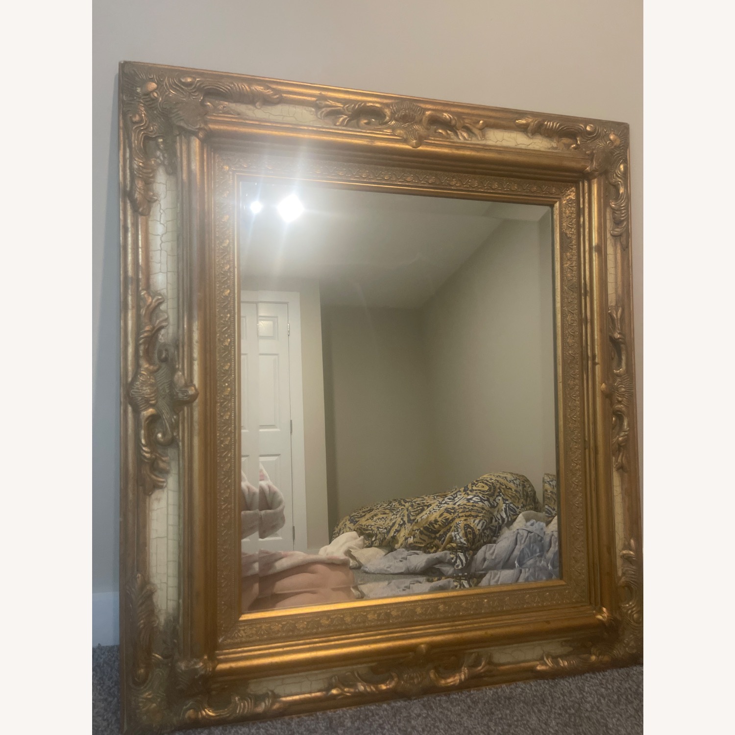 Vintage/Antique Finds Gold Wall Mirror - image-3