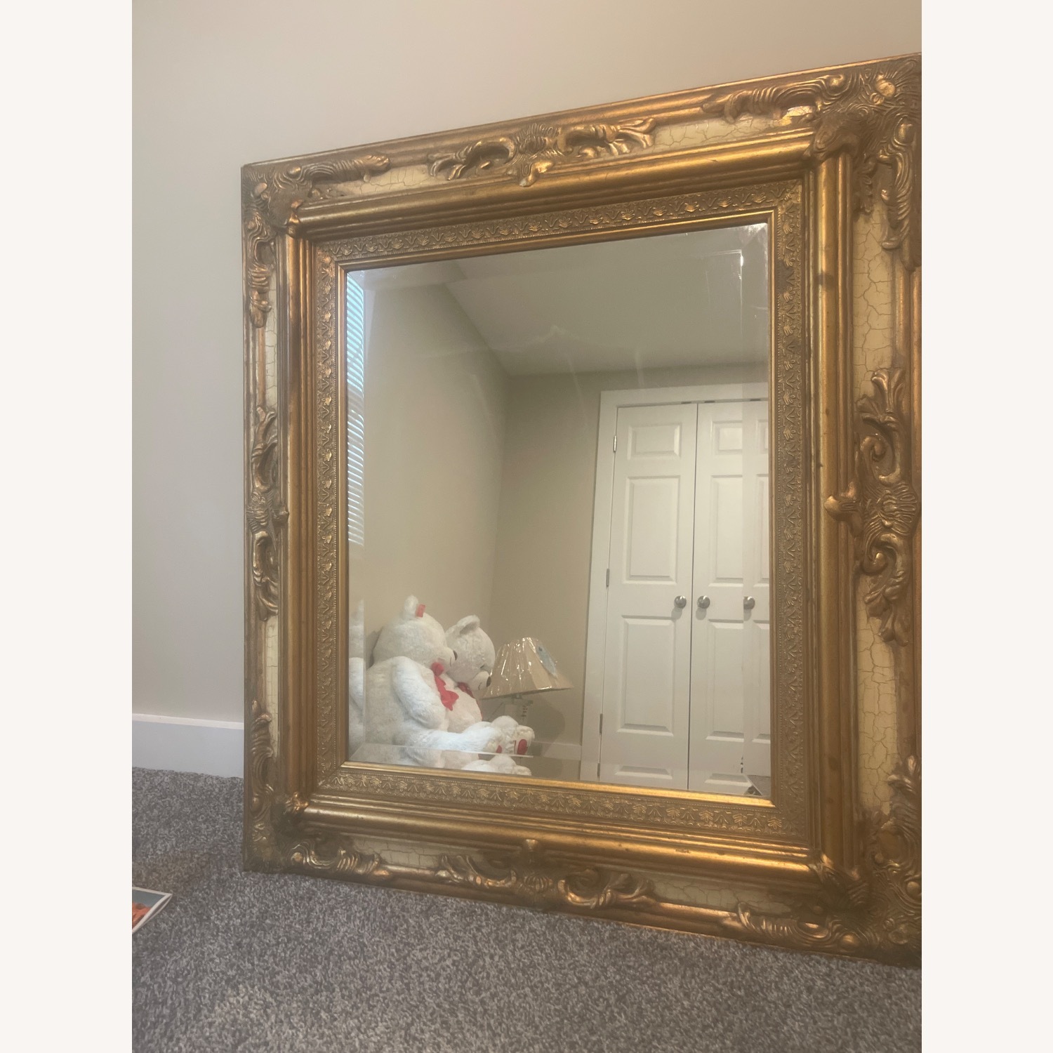 Vintage/Antique Finds Gold Wall Mirror - image-1