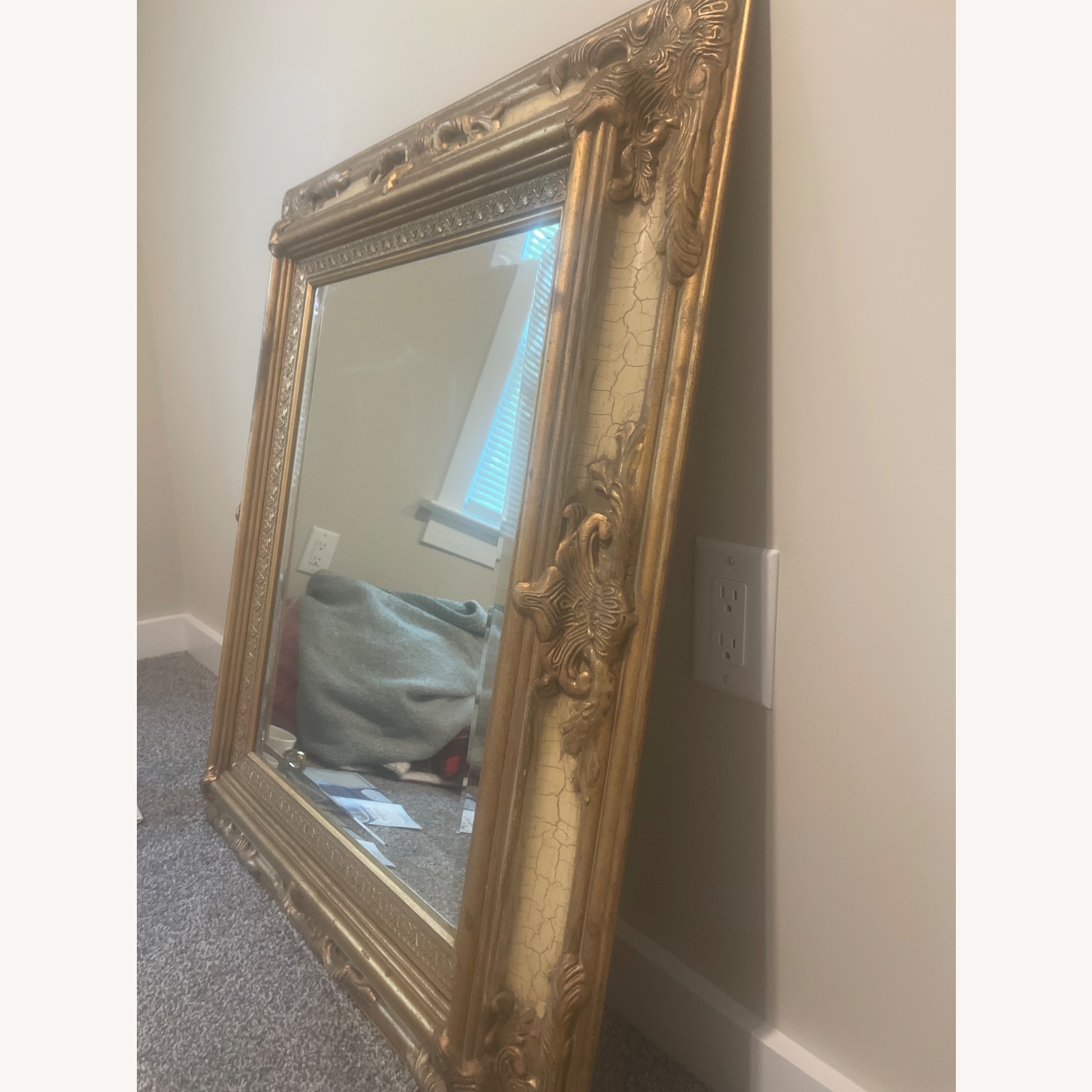 Vintage/Antique Finds Gold Wall Mirror - image-2