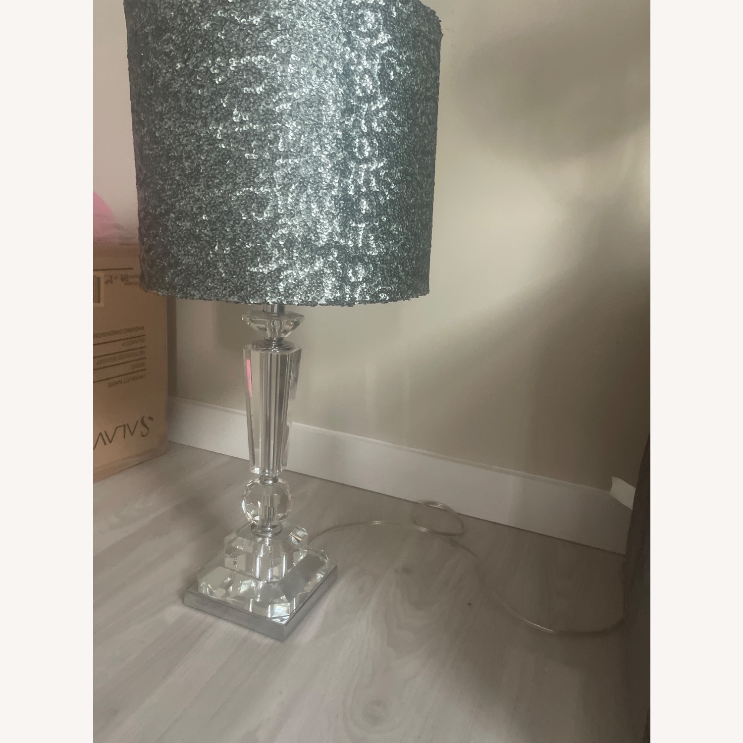 Home Goods Green Table Lamp - image-2