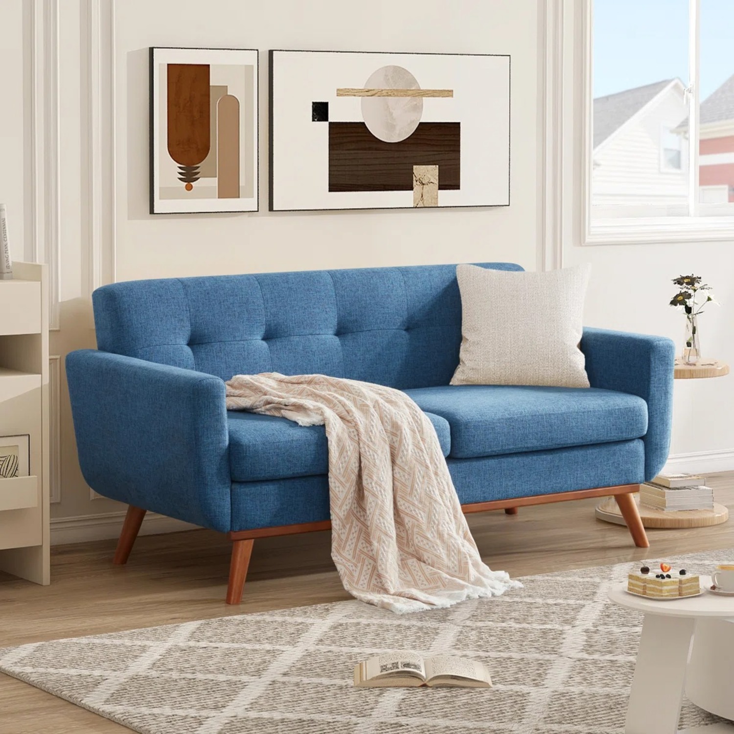 Wayfair Carmencita 65" Square Arm Loveseat - image-10