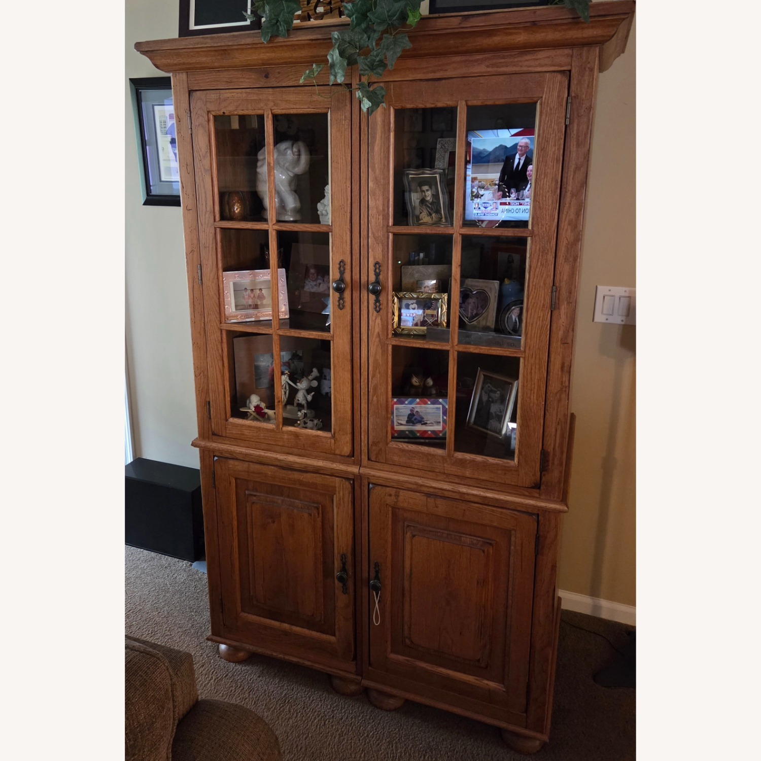 A Pair of Lighted Display Cabinets - image-2