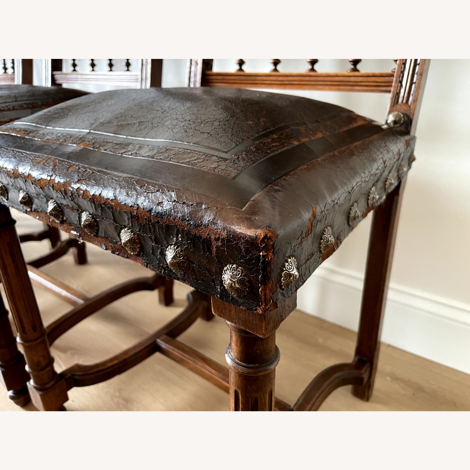 Antique French Henry ii Dining Chairs 1880-1900 - image-6