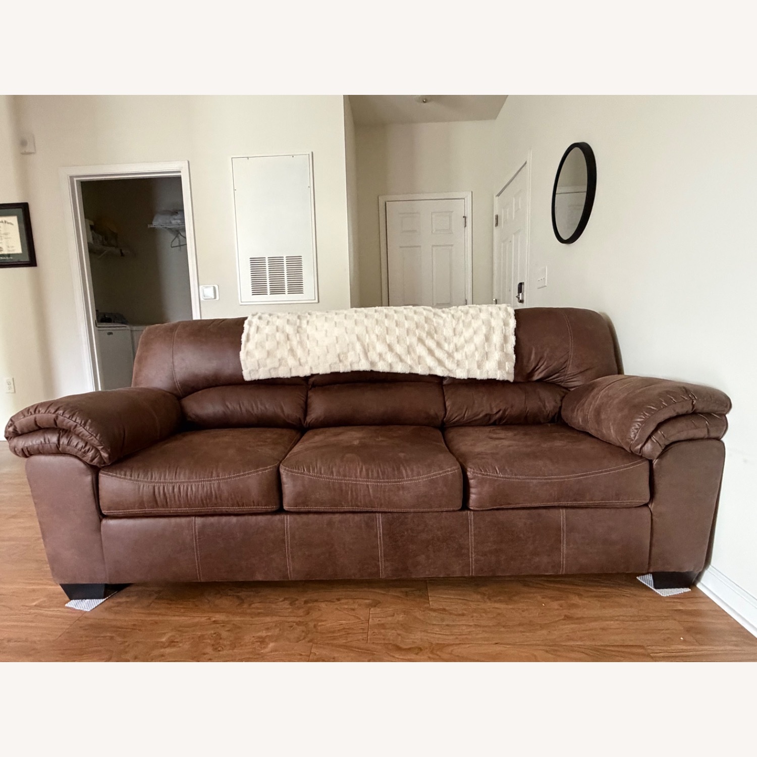 Ashley Furniture Bladen Dark Brown 3+ Seater Sofa - image-1