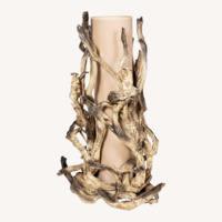 Vintage Mid-Century Driftwood Floor Lamp