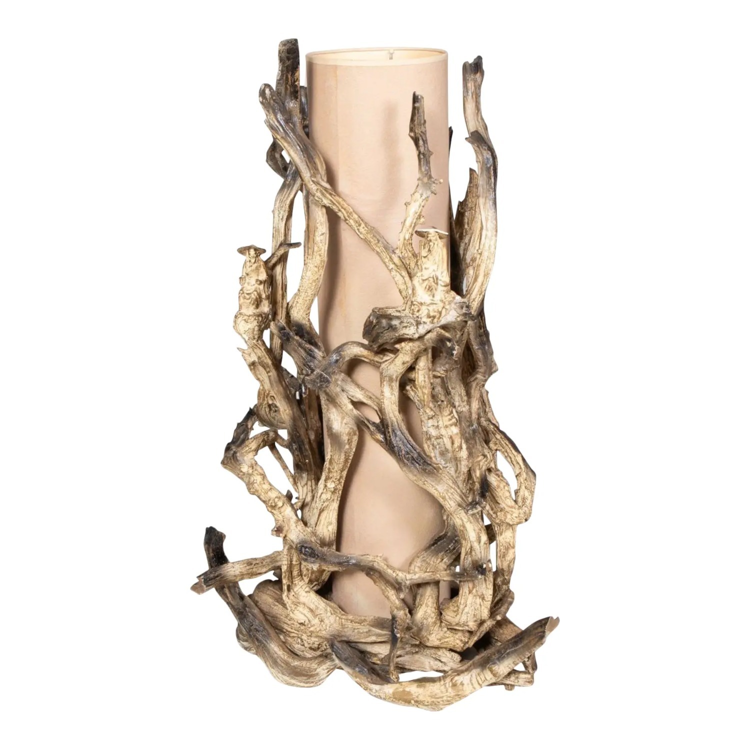Vintage Mid-Century Driftwood Floor Lamp - image-1