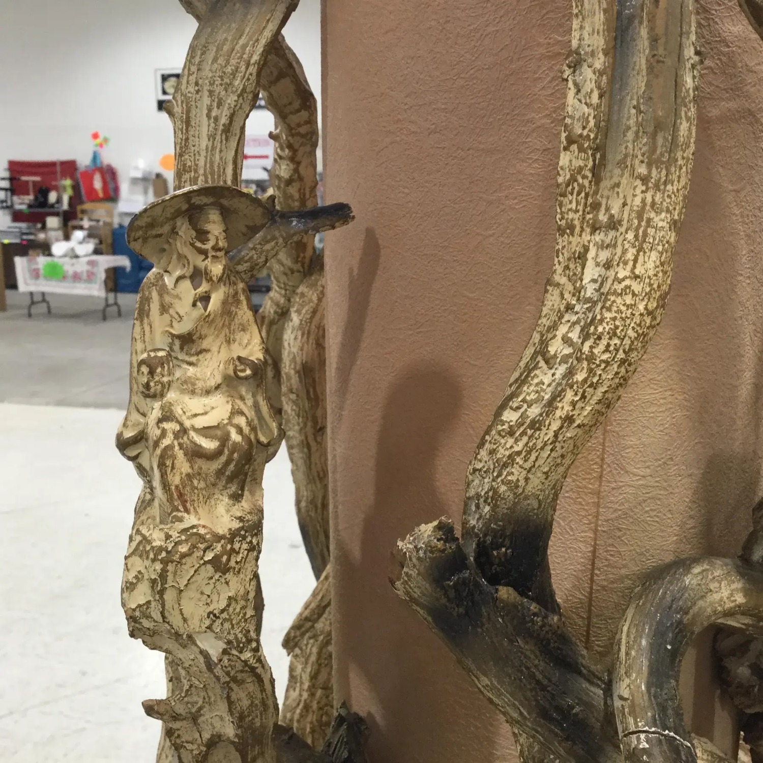 Vintage Mid-Century Driftwood Floor Lamp - image-4
