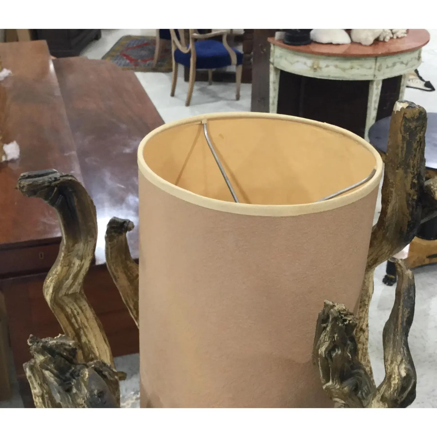Vintage Mid-Century Driftwood Floor Lamp - image-6